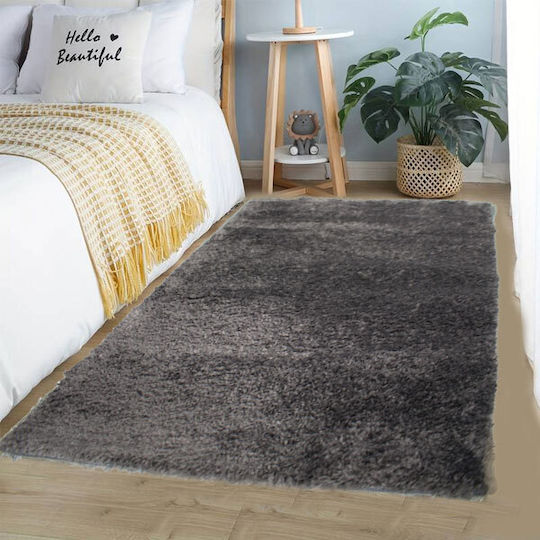 SpitiBazaar Modern Bedroom Rugs Set Μπλε-Μπεζ SB.00104 3pcs