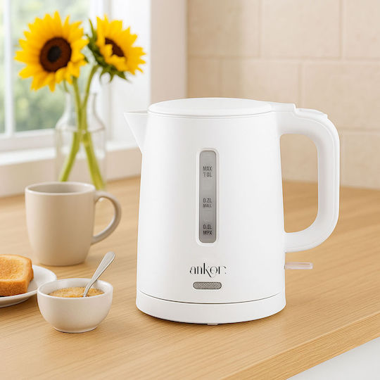 Ankor Kettle 1lt 1100W White