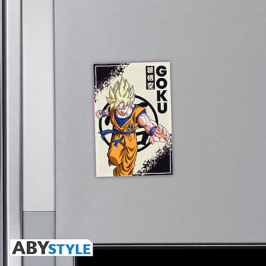 Dragon Ball Z Son Goku Μαγνητάκι Ψυγείου 5.5x8cm