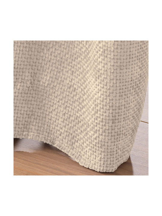 Perdea Cu Capse Ecru 140x260 cm