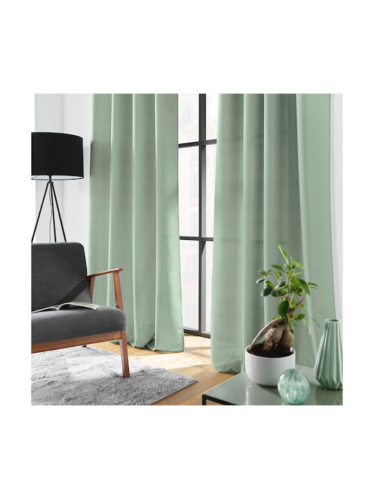 Perdea Cu Capse Soline Verde 140x260cm