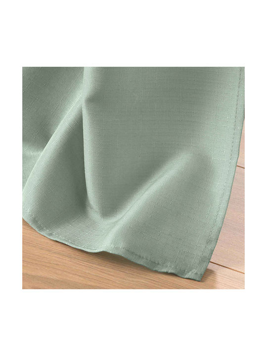 Perdea Cu Capse Soline Verde 140x260cm