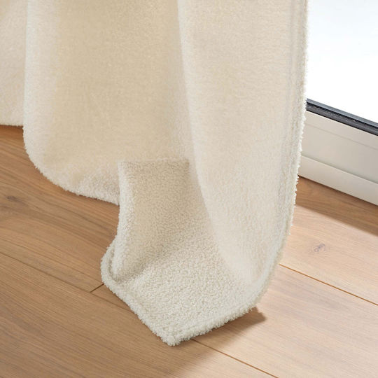 Spitishop Vorhang mit Grommets Wooly Ecru 140x240cm