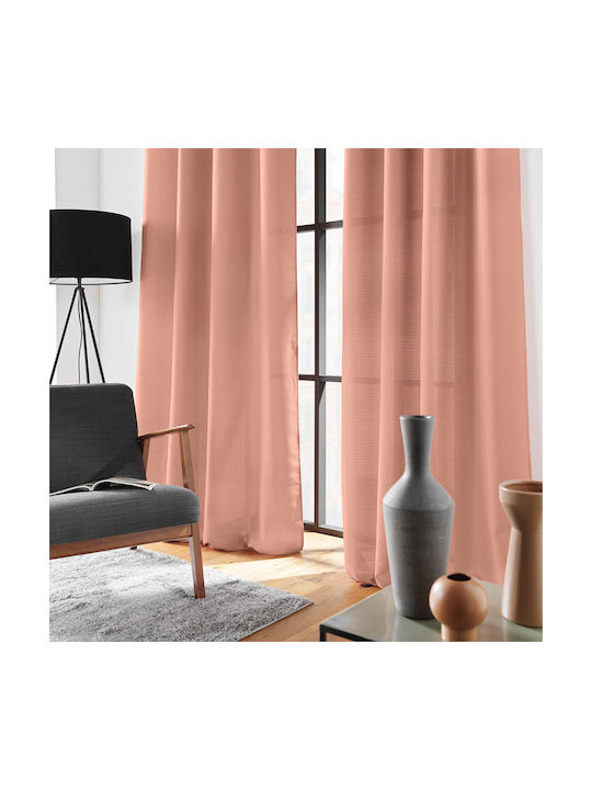 Perdea Cu Capse Soline Roz 140x260cm