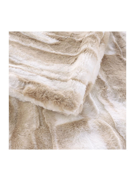 L-c Cheyenne Furry Sofa Blanket 125x150cm Cheyenne