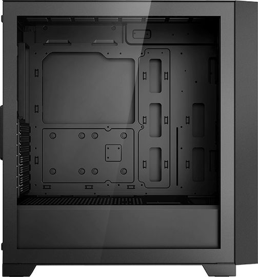 PCCOOLER C3D510 Gaming Micro Tower Carcasă PC cu Deschidere Laterală și Iluminare ARGB Neagră