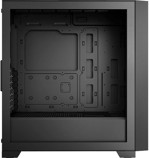 PCCOOLER C3D510 Gaming Micro Tower Carcasă PC cu Deschidere Laterală și Iluminare ARGB Neagră
