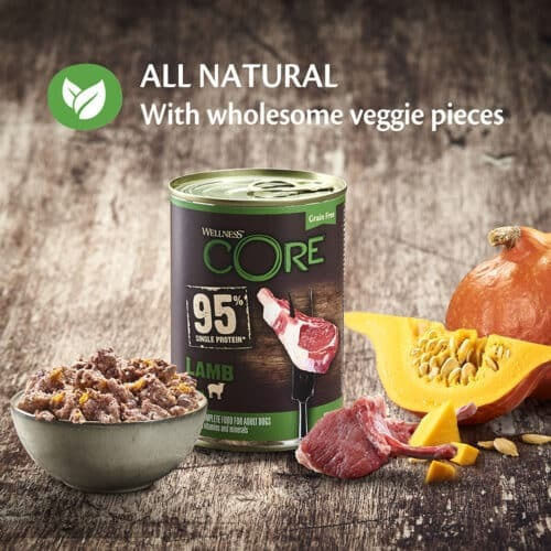 Core Wet Dog Food in Cans with Lamb Grain-Free 400gr