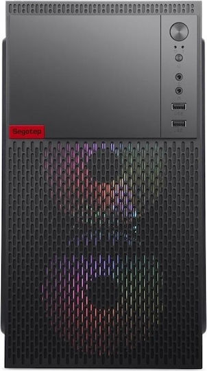 Segotep KNIGHT W3 Gaming Mini tower Carcasă Calculator cu Fereastră Laterală Negru