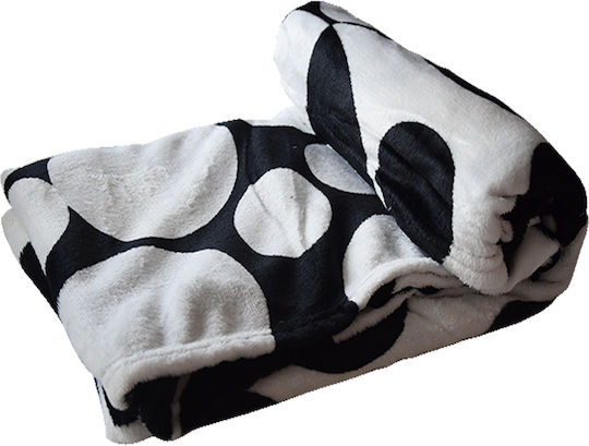 TnS Super Soft Διπλή 200x220εκ. Ασπρόμαυρο