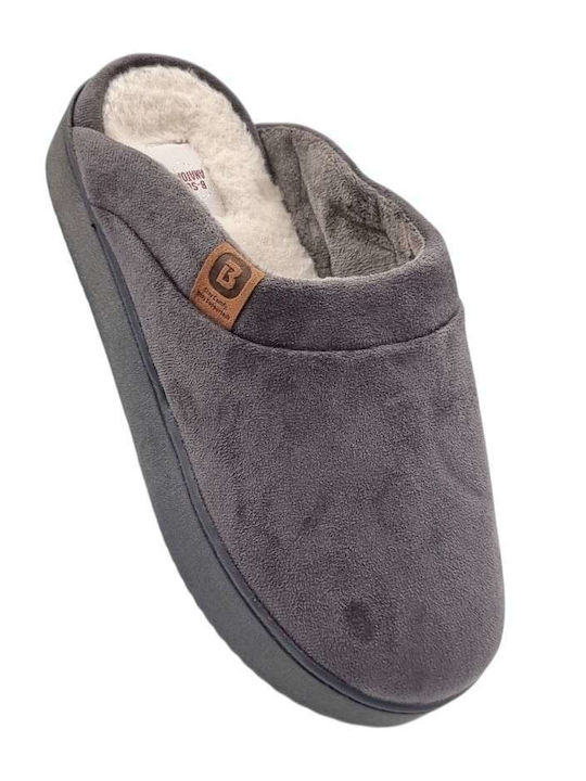 Winter Women's Slippers Gray