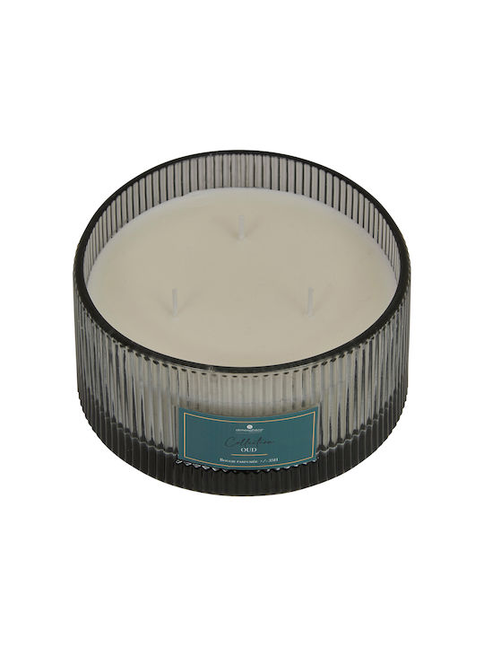 Αρωματικό Κερί σε Βάζο Γκρι 635gr 211727D