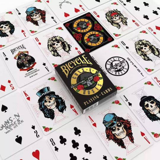 Bicycle Official Plastic Playing Cards Made in USA 10048092 Guns & Roses