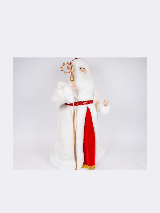 Dekorativer Weihnachtsmann Weiß 90cm