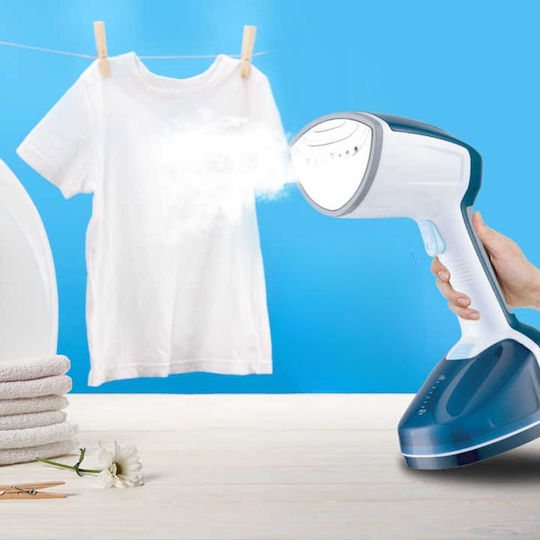 Raf Kleiderdampfer Hand 1200W mit Behälter 350ml Blau