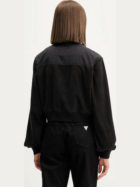 Women's Cardigan with Zipper Black