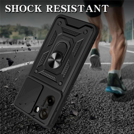 Techsuit Camshield Series Back Cover Silicone / Plastic Black (OnePlus Nord CE5)
