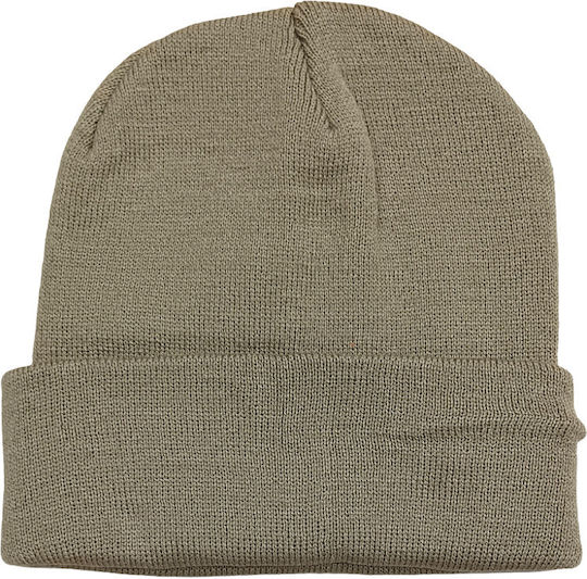 Beanie Unisex Beanie Gestrickt in Schwarz Farbe