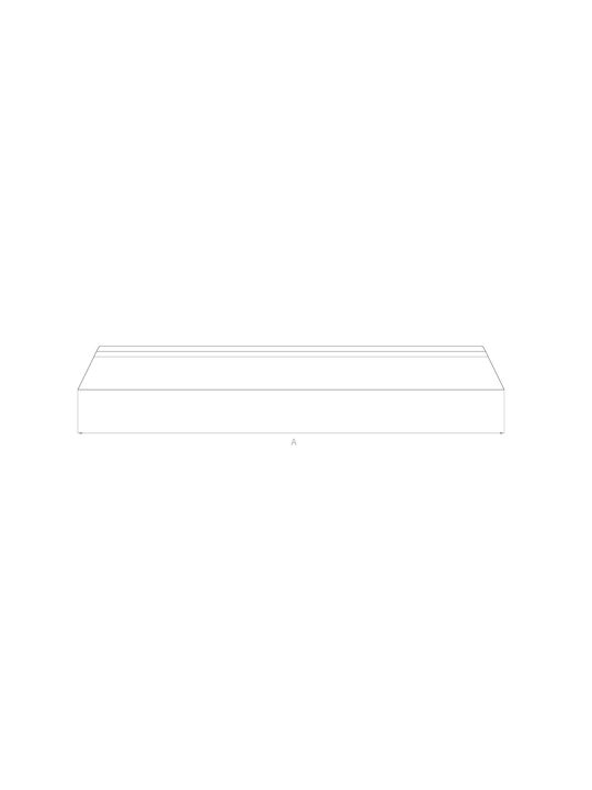 Sc Herrajes Furniture Handle from Metallic Black with Hole Centers 256mm