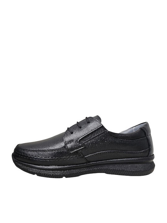 Men's Leather Casual Shoes Black