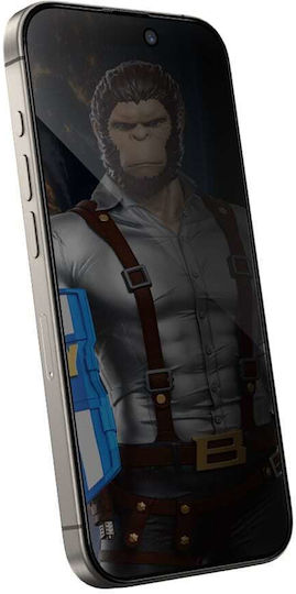 Blueo Privacy Tempered Glass Negru (iPhone Air)