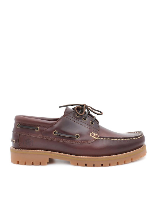 Newton Men's Leather Moccasins Brown