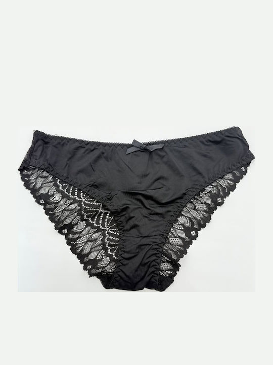 Lunna Dantelat Set de Lenjerie Sutien cu Slip Black