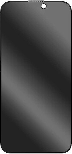 Blueo Privacy Tempered Glass Μαύρο (iPhone Air)