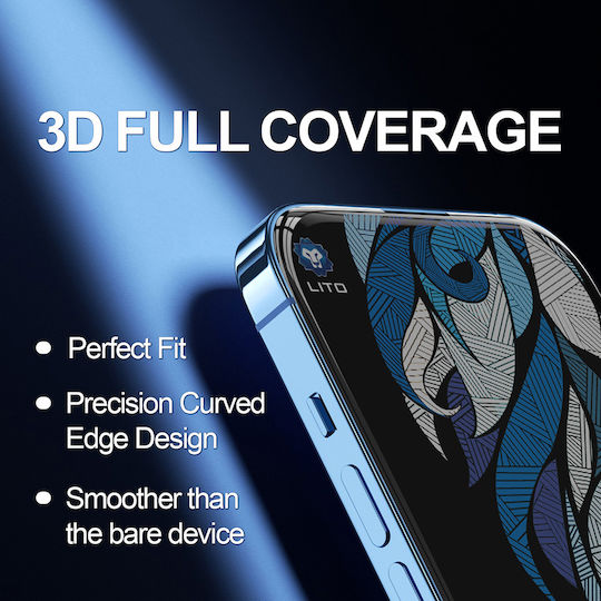 Lito Privacy Tempered Glass Black (iPhone 17 / 17 Pro / 16 Pro)