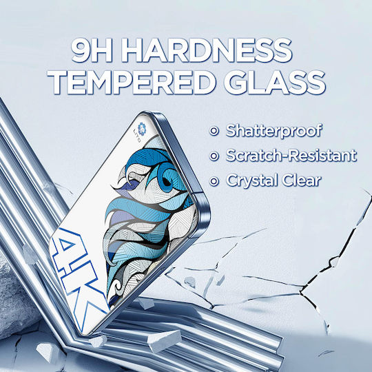 Lito Tempered Glass Μαύρο (iPhone Air)