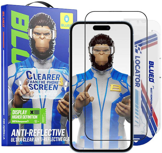 Blueo Tempered Glass Μαύρο (iPhone Air)