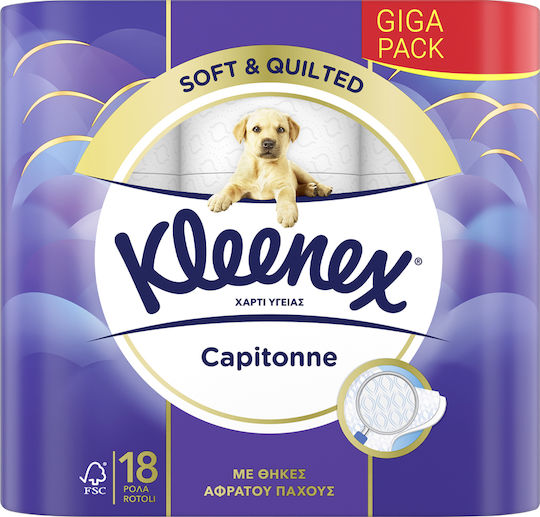 Kleenex Тоалетна Хартия 18 Рола 2 Пластове 5029053585789