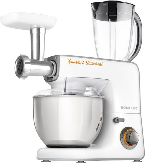 Sencor Stand Mixer 1000W with Stainless Mixing Bowl 5.5lt