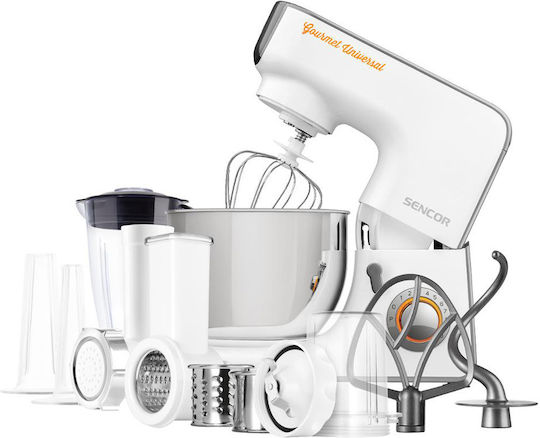 Sencor Stand Mixer 1000W with Stainless Mixing Bowl 5.5lt