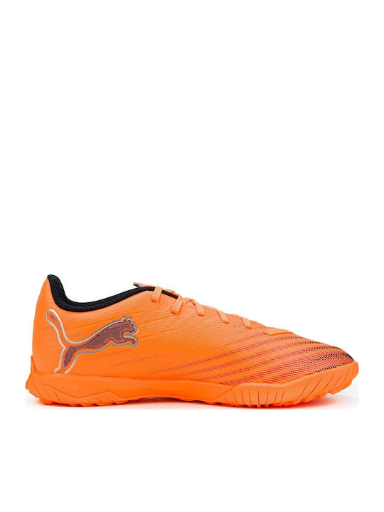 PUMA Ultra 6 Play Football Shoes with Molded Cleats Orange