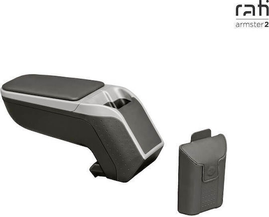 Rati Armster Car PU Armrest for Nissan Micra 2017+ Gray