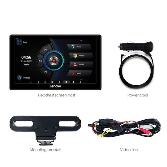 Lenovo Ηχοσύστημα Αυτοκινήτου Isuzu Midi (Bluetooth/USB/WiFi/GPS/Apple-Carplay/Android-Auto) με Οθόνη Αφής 11.6"