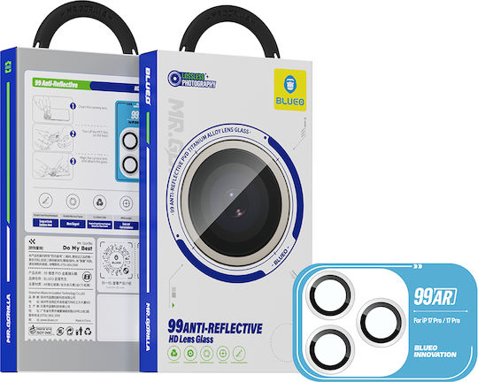Blueo Lens Glass Προστασία Κάμερας Tempered Glass Μπλε για το iPhone 17 Pro, iPhone 17 Pro Max