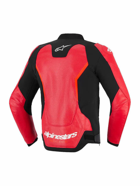 Alpinestars GP Force V2 Air Leather Men's Jacket Summer Red Alpinestars GP Force V2 Air Leather Men's Jacket Summer Red