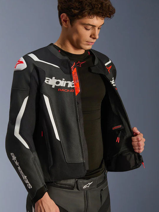 Alpinestars GP Force V2 Air Summer Men's Motorcycle Jacket Leather Black