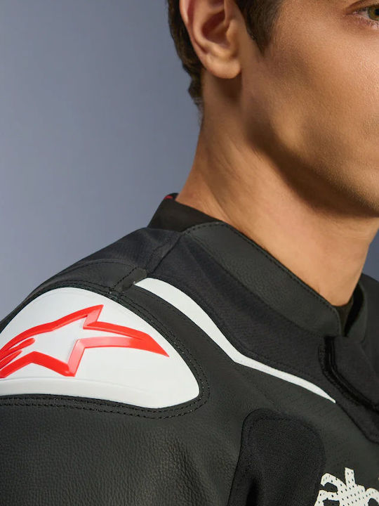 Alpinestars GP Force V2 Air Summer Men's Motorcycle Jacket Leather Black