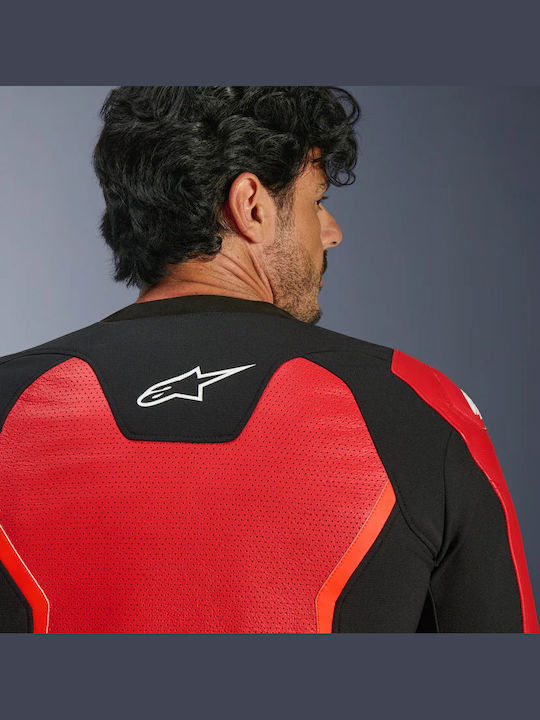 Alpinestars GP Force V2 Air Мъжко Мотоциклетно яке Кожено Червен
