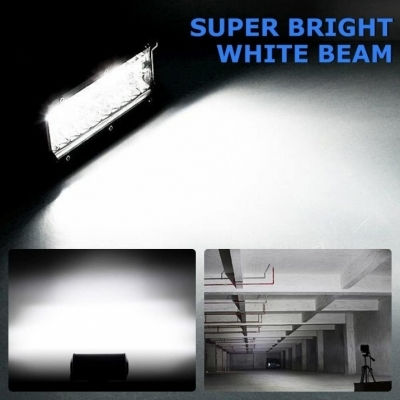 7D Ορθογώνιος Προβολέας Αυτοκινήτου LED Audi 80 Mazda 6 Mercedes-Benz 180 10 - 30V 93W 15.5cm με Λευκό Φωτισμό 1τμχ