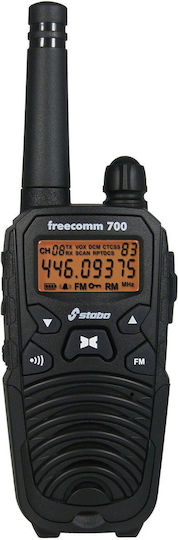 Stabo Freecomm 700 Set Walkie Talkie με Μονόχρωμη Οθόνη Σετ 2τμχ
