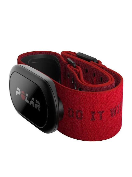 Polar H10 Potrivită pentru înot Curea pentru Ritmul Cardiac Pieptului 93cm în culoarea Roșu