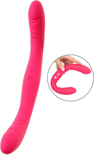 Couples Choice Vibrator Двойна Вибратор с Дистанционно Управление 31.2см Розов