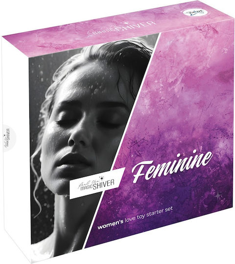 Magic Shiver Feminine Love Toy Starter Σετ με Απομακρυσμένο Έλεγχο Μωβ