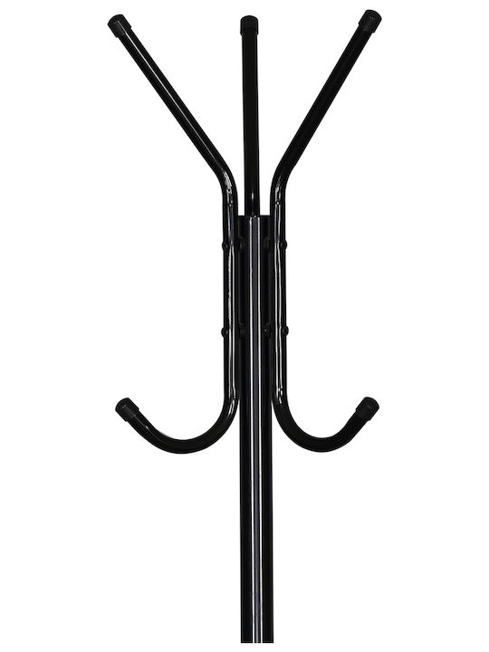 ArteLibre Switch Καλόγερος Μεταλλικός Μαύρος 42x42x167cm