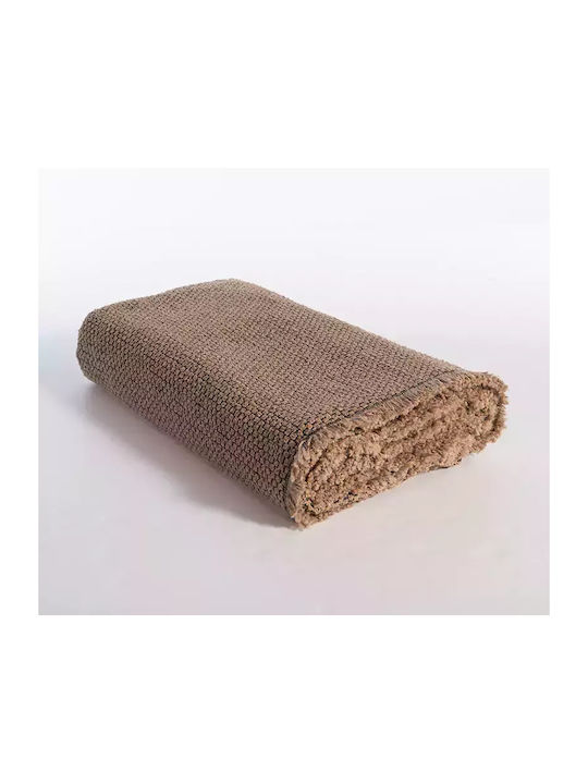 Nef-Nef Homeware Brooklyn Sesselüberwurf Jacquard 170x180cm Mocca