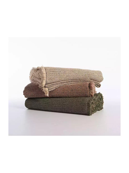 Nef-Nef Homeware Brooklyn Sesselüberwurf Jacquard 170x180cm Mocca